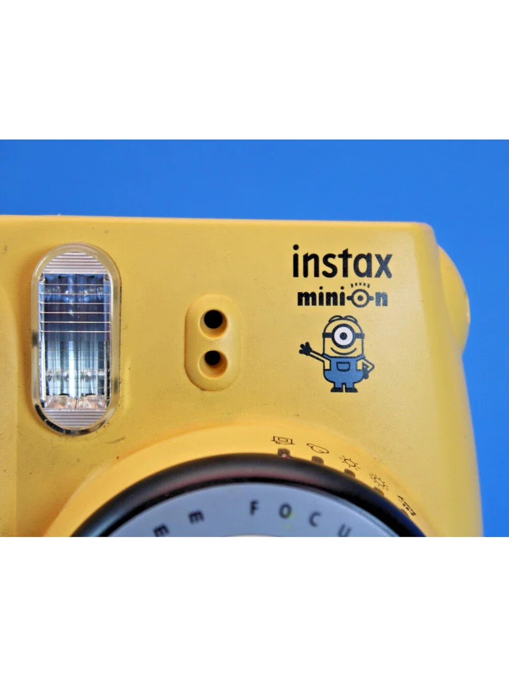 Fujifilm Instax Minion Mini 8 Instant Camera Red Faux Leather Case-Collectors